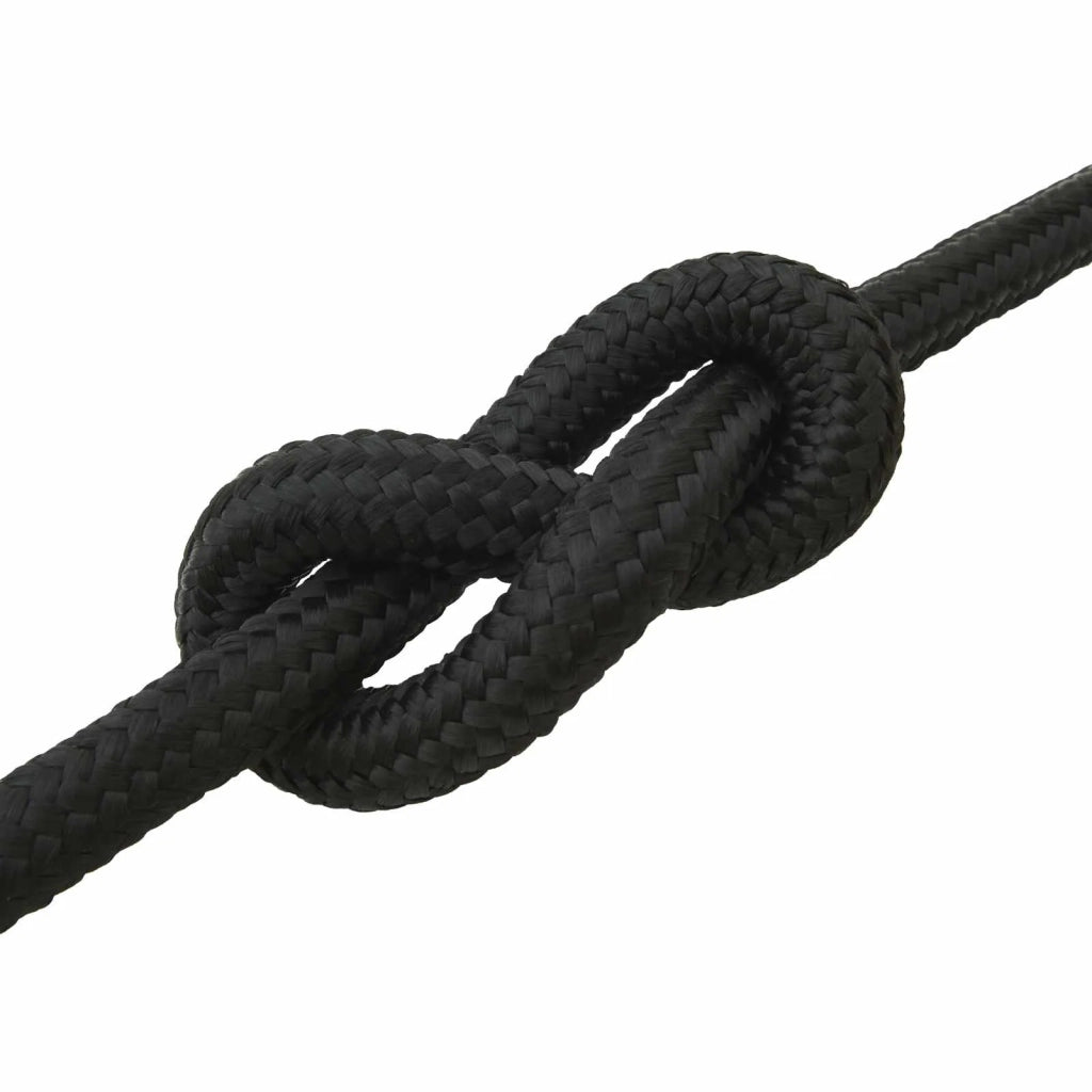 Corda multiuso 50 mm 5 m Nero PP 15000 kg Carico massimo 3472895