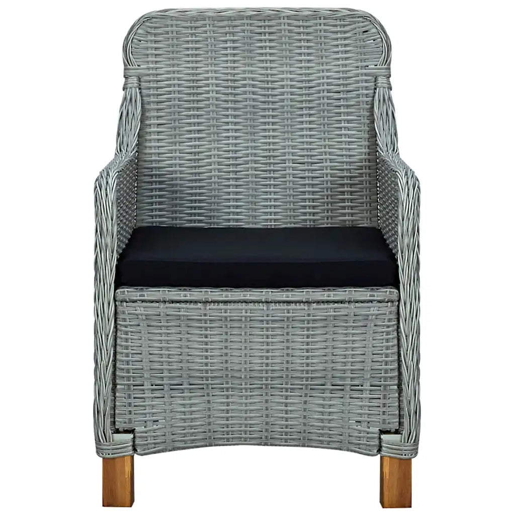 Set Mobili da Pranzo per Giardino 5 pz Grigio Chiaro 3067759