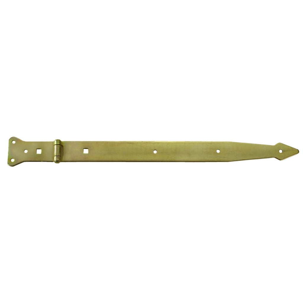 Bandella a cerniera, leggera 400 x 45 x 3,0 mm. - zincato giallo