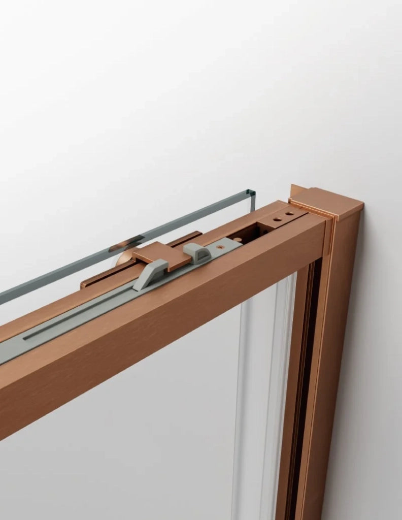 Box doccia ingresso angolare 2+2 ABANTE (TWENTY) 90x90 cm Rame