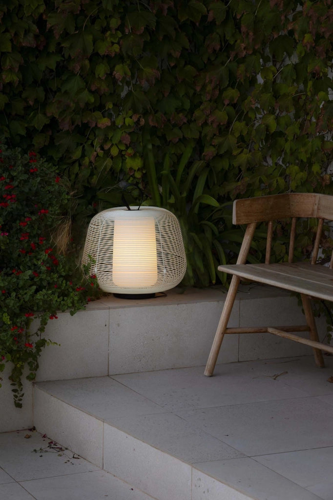 NARA, Lampada Portatile, Faro Barcelona Colore: Beige