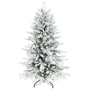 Albero di Natale Artificiale 150cm con Neve ¨C Minimal ¨C 1162 Rami Grigio