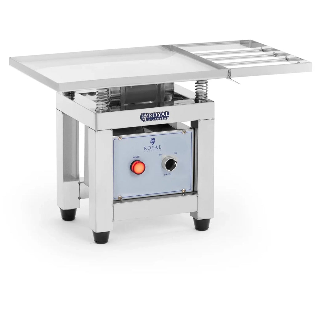 Tavolo vibrante per cioccolato acciaio inox 45 watt acciaio inox argentato 14_0010059