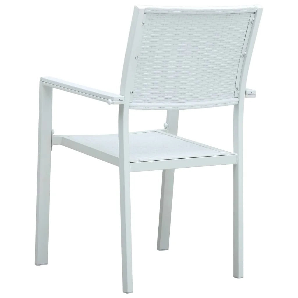 Set da Pranzo da Giardino 9 pz Bianco 3099262
