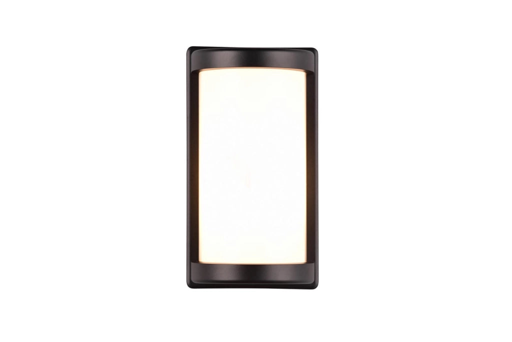 Applique esterna PUELO nera in alluminio E27 IP44 RL