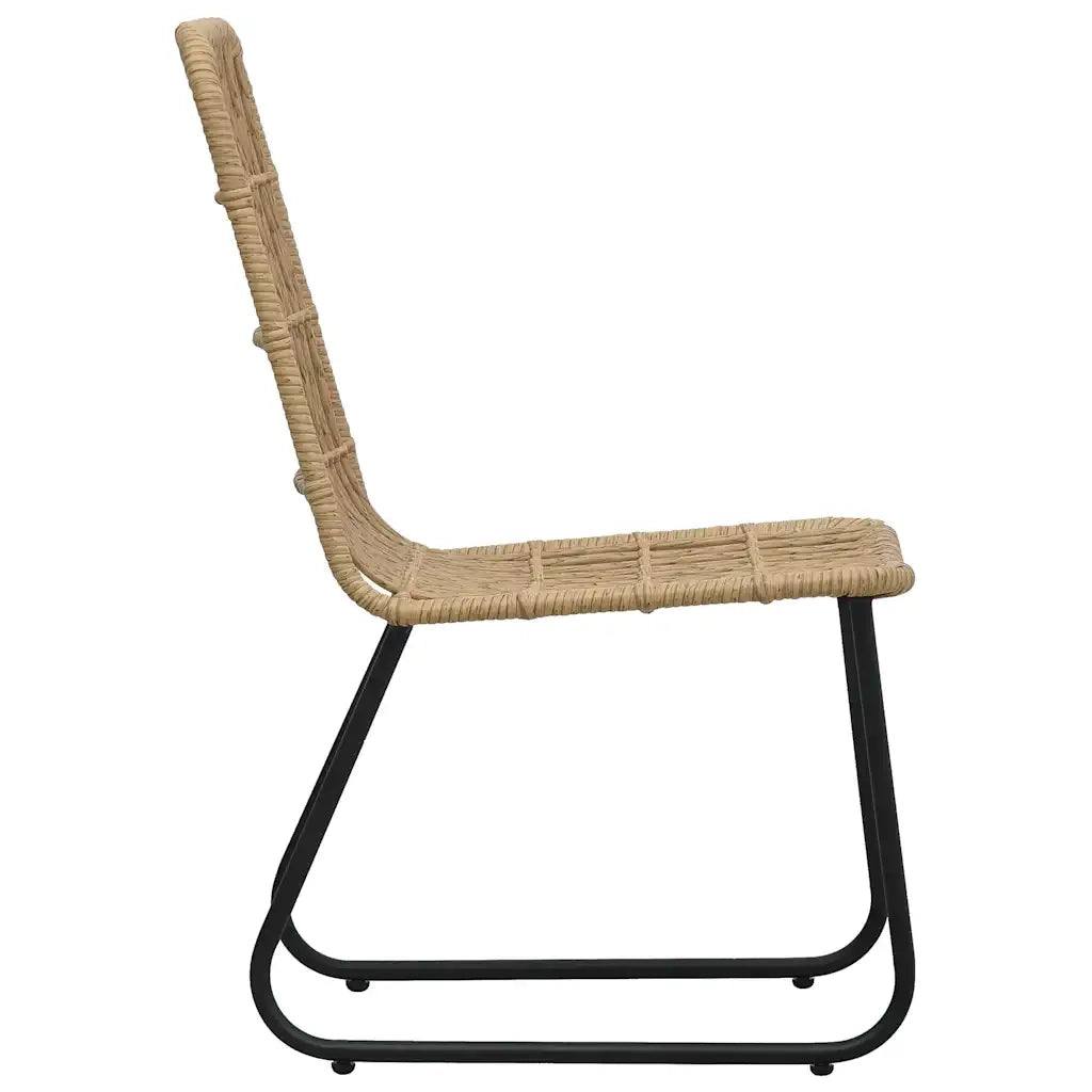 Set da Pranzo da Giardino 5 pz in Polyrattan e Vetro 3060239