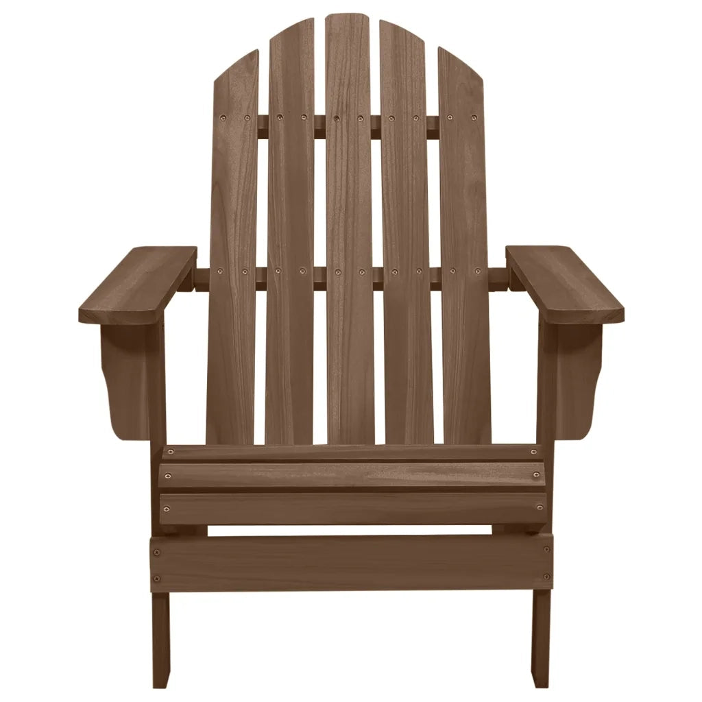 Sedia da Giardino in Legno Marrone 45703
