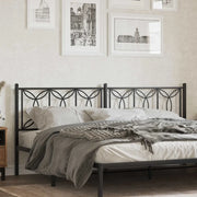 Testiera di Ricambio in Metallo Nero 200 cm 376166