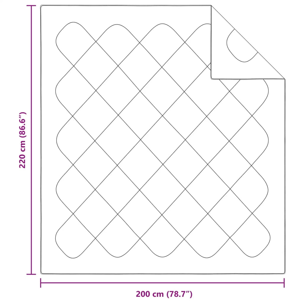 Duvet Estivo con cuscino 3 pcs Bianco Microfibra 3377292