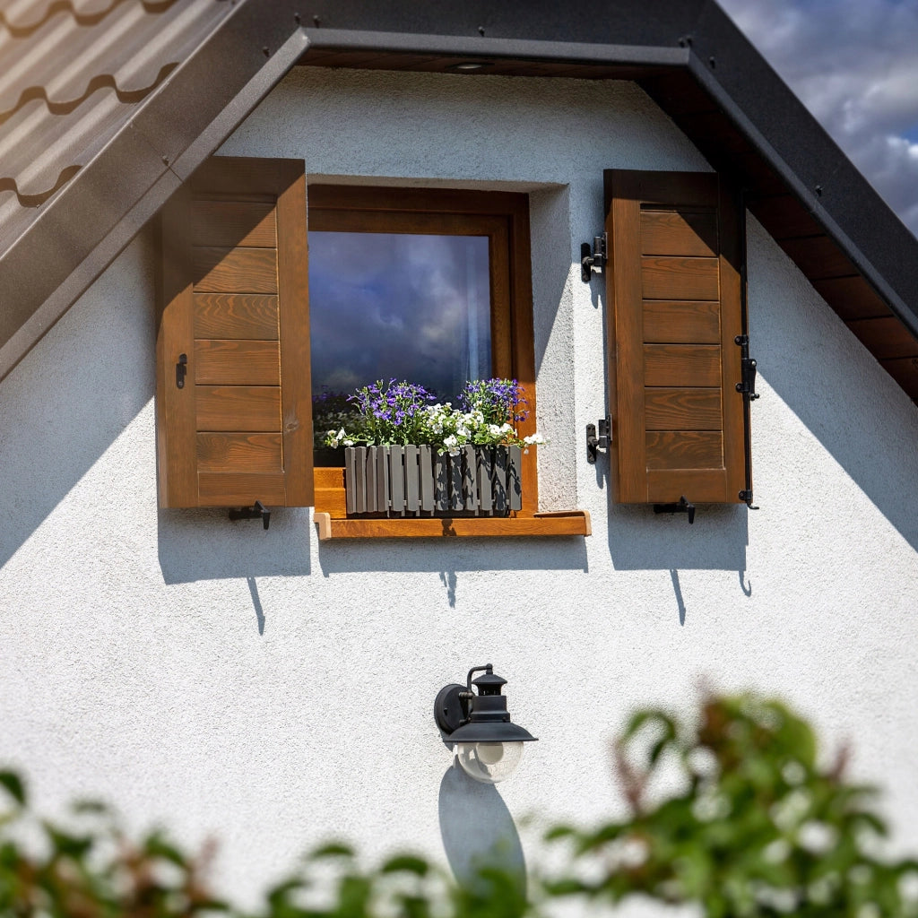 Vaso da fiori per balcone KADAX 38x18x16,5 cm Grigio