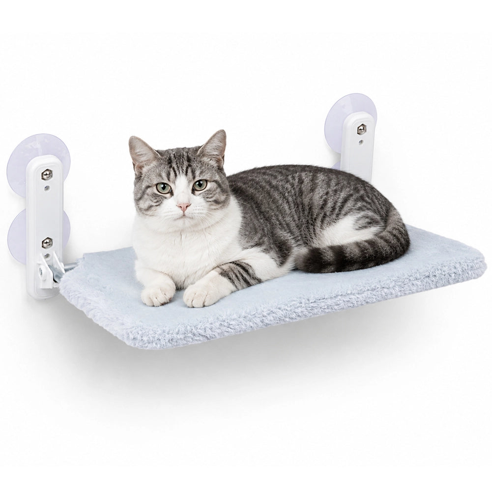 Cuccia da Finestra Amaca per Gatto 52x30 cm Max 6 kg Bianco