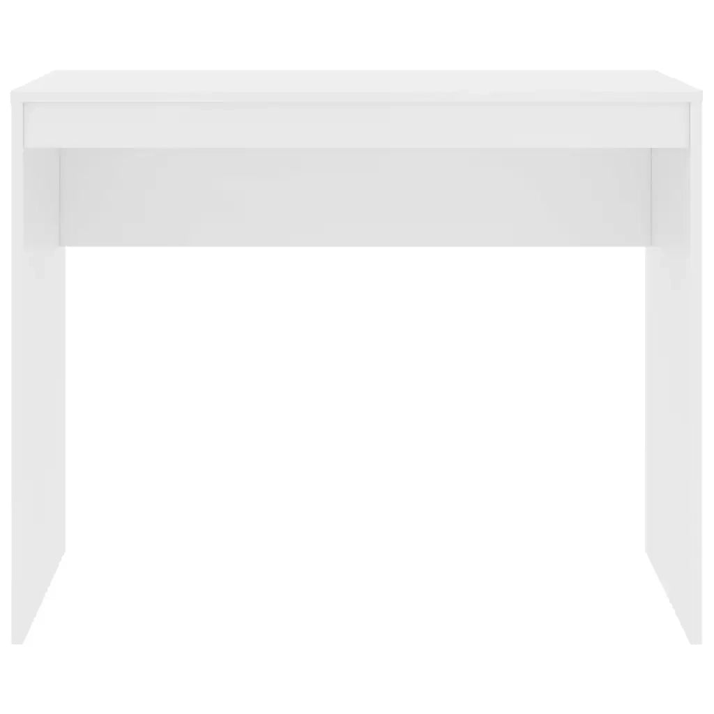 Scrivania Bianca 90x40x72 cm in Legno Multistrato 800378