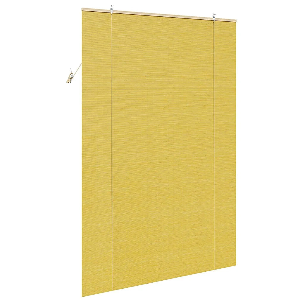 Tenda a rullo Giallo 150 x 220 cm Bambù 42006877