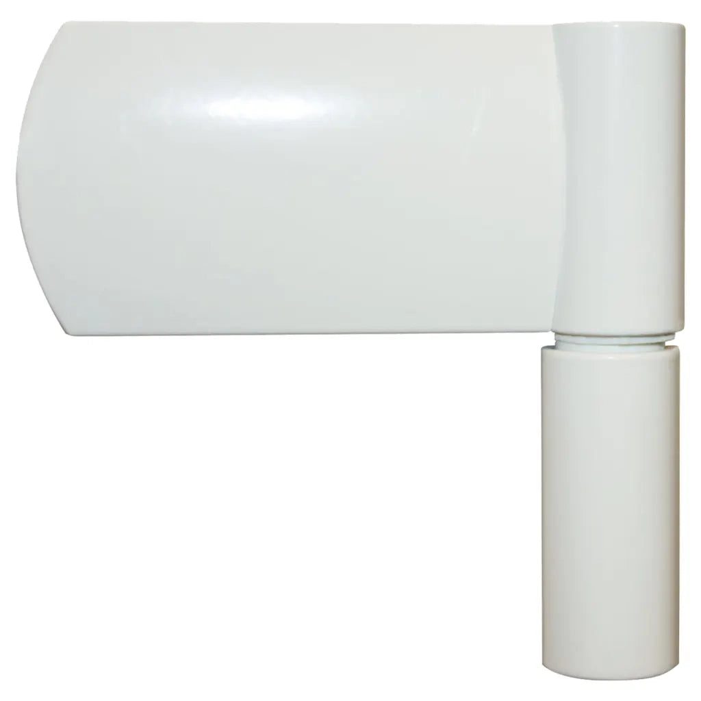 Porta Ingresso Bianca 110x210 cm in Alluminio e PVC 3157067