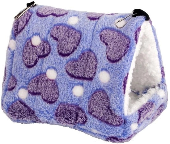Letto per piccoli animali - Materassino per gattini, hamster, egagro, chinchilla - Design a cerniera - Adatto per gatti, hamster, egagro, chinchilla - Dimensioni compatte - Materiale morbido