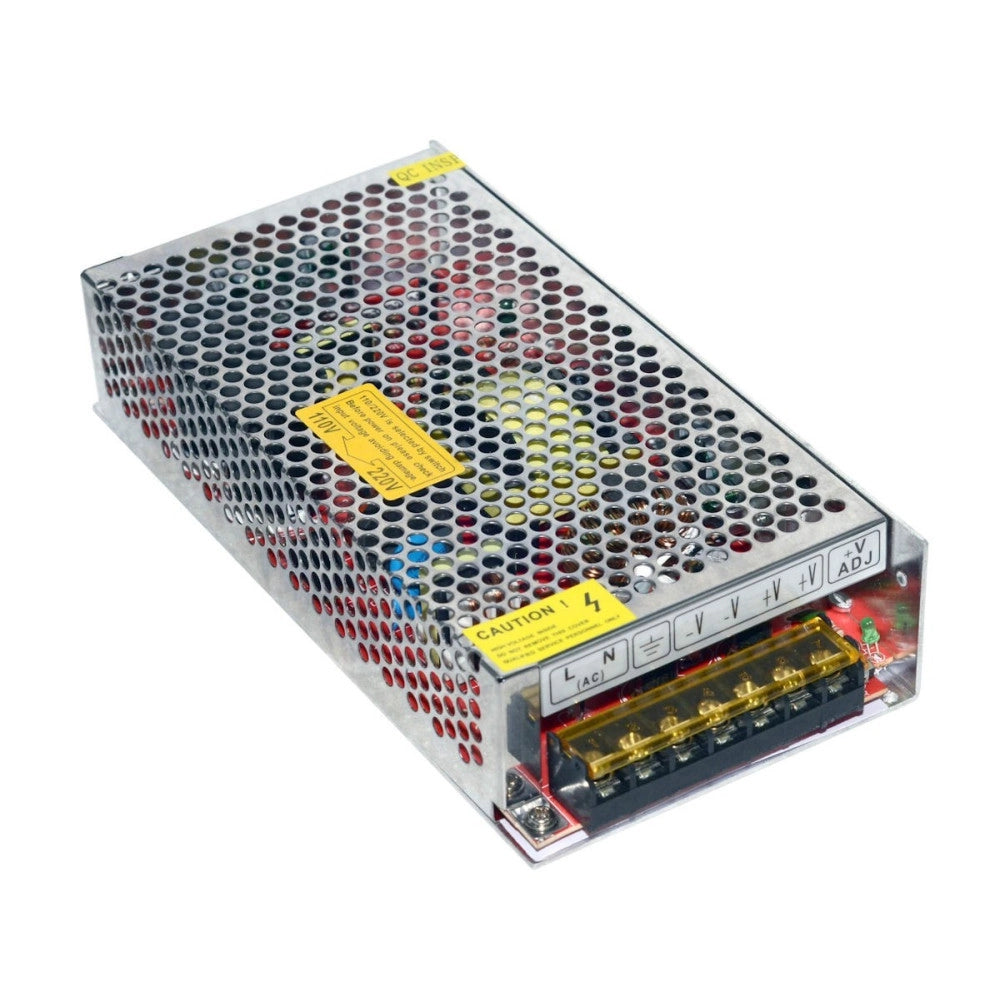 Trade Shop - Trasformatore Alimentatore Stabilizzato Per Striscia A Led Switch Trimmer 12v -     -15 Ampere  -