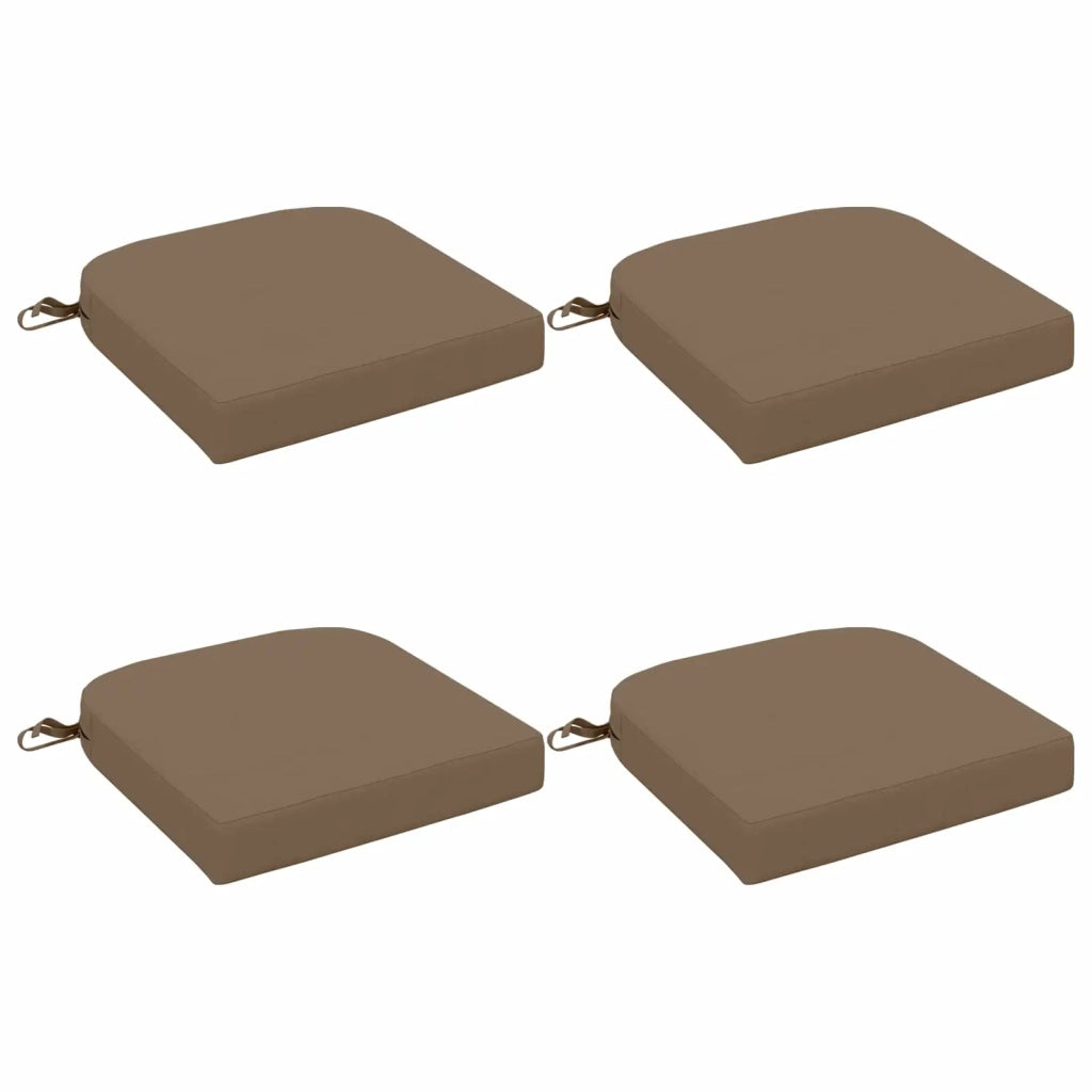Cuscini per sedile a 4 pezzi SOEST 4 pz 100% Poliestere Tortora 945170