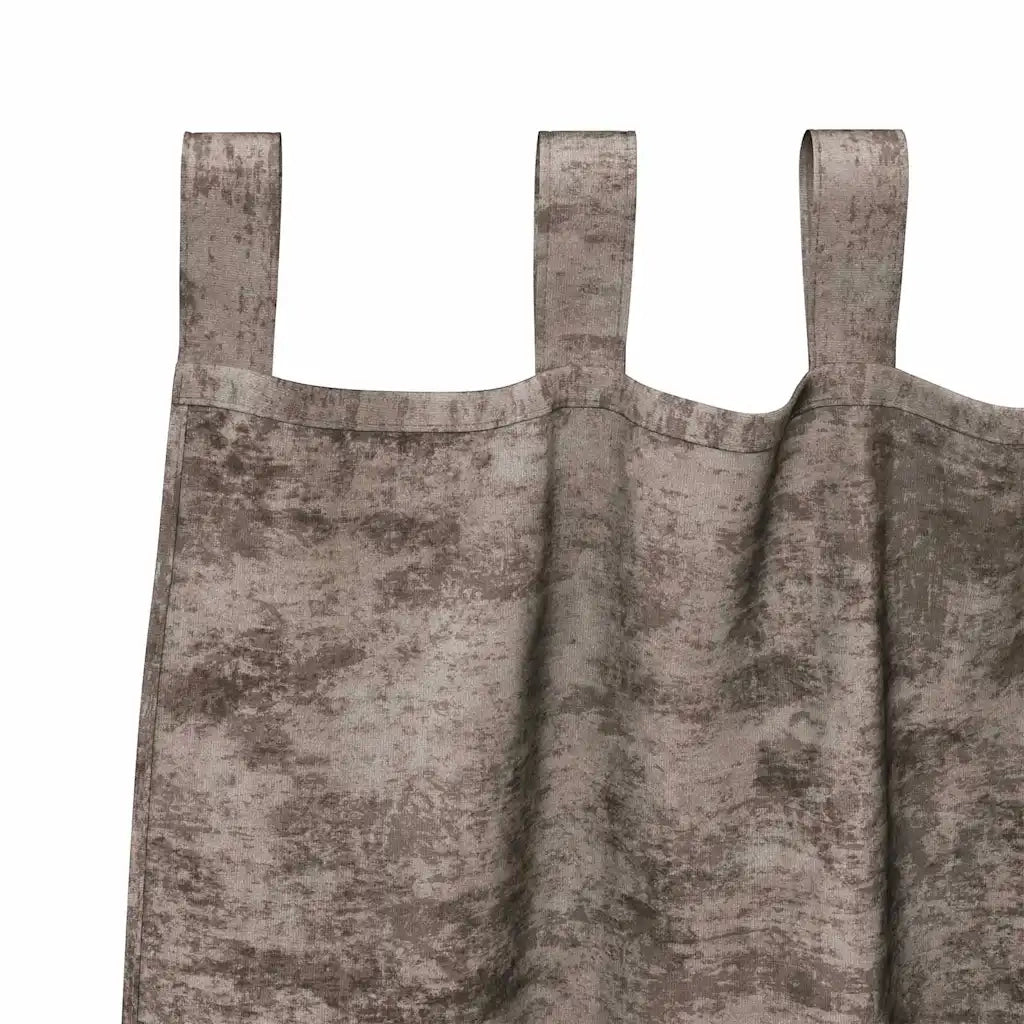 Tende in Velluto 2 pcs Cappuccino 225 x 140 cm Velluto 4107740