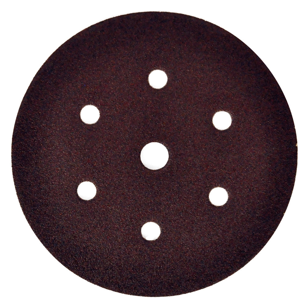 50pz disco in carta velcrato 'p64e' 7 fori ã¸ mm 150 x14 - grana 150 cod:ferx.5041360nlm