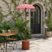 Ombrello balinese con base 2 pz Rosa 3433034