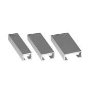 Listello testa piatta in alluminio 2,5 metri : Modello - 15X8MM LUCIDO