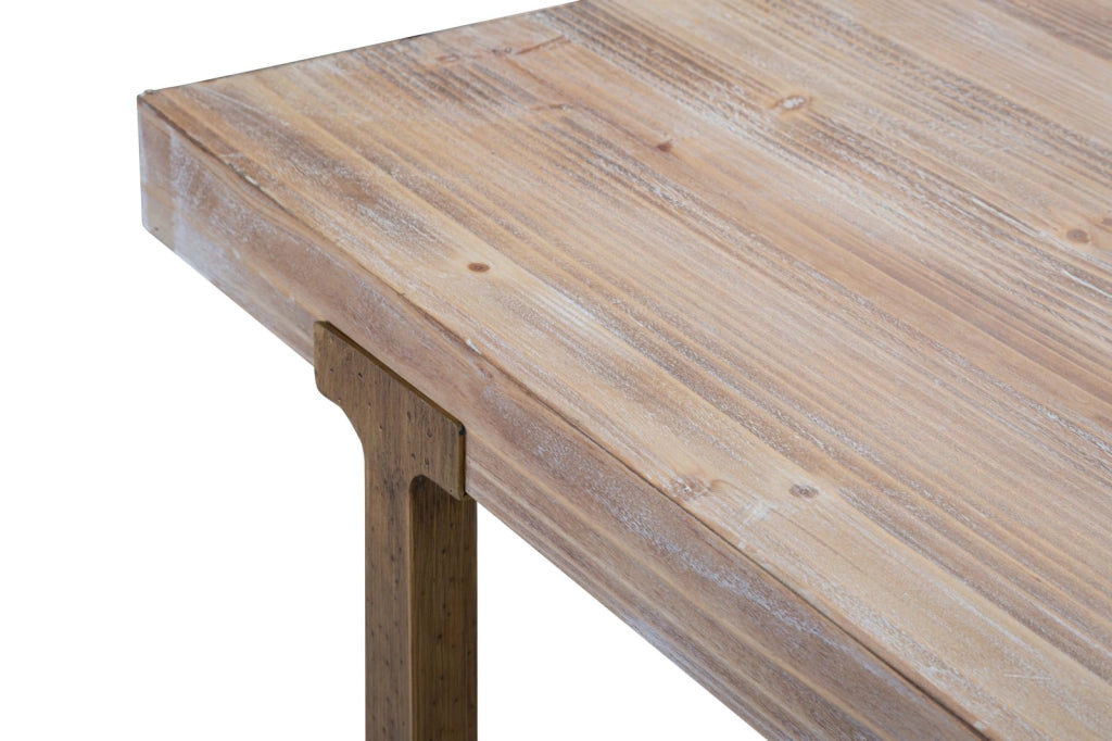 Tavolo Ankara 180x90x78 cm in MDF e Ferro Marrone e Oro