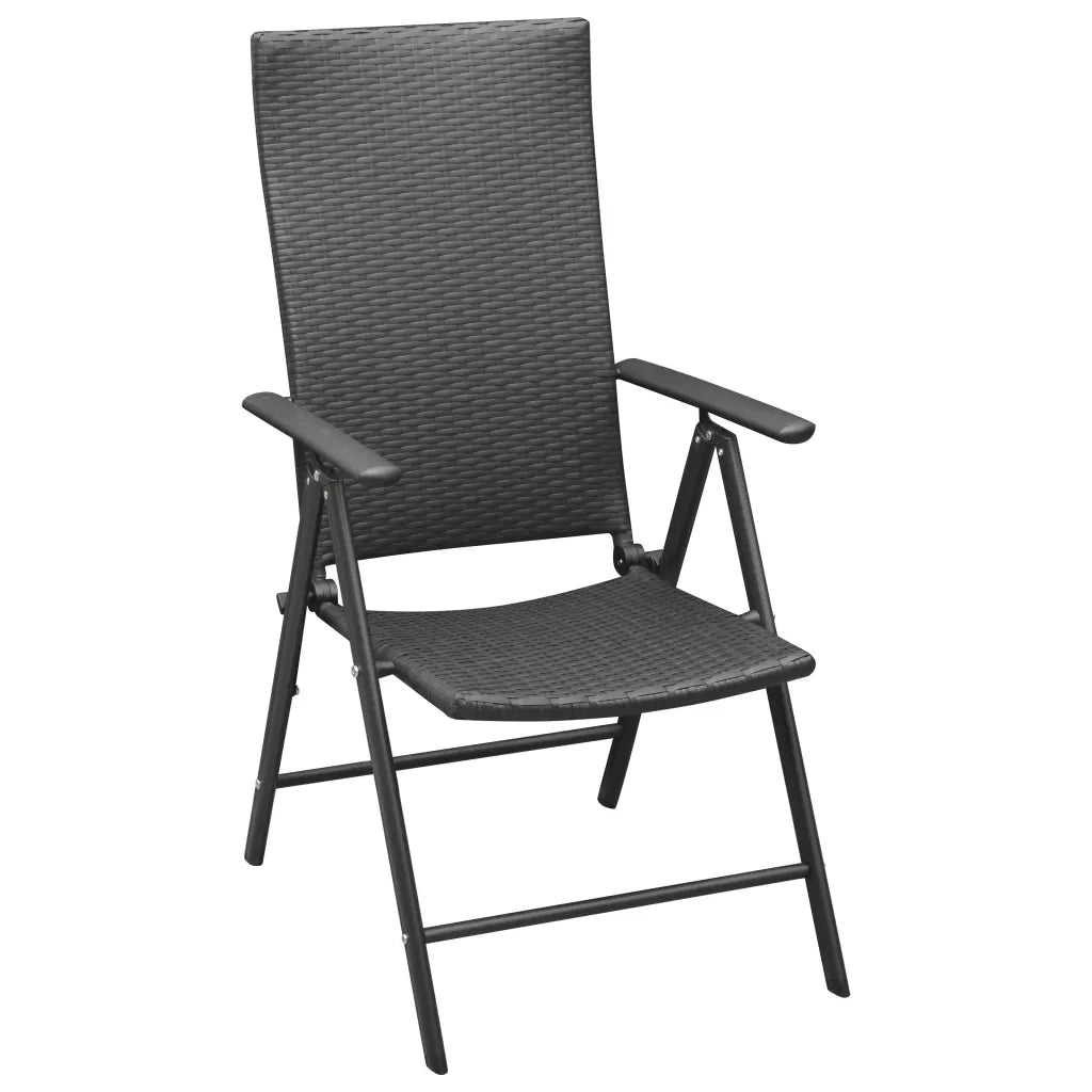 Set da Pranzo da Giardino 7 pz Nero 3060061