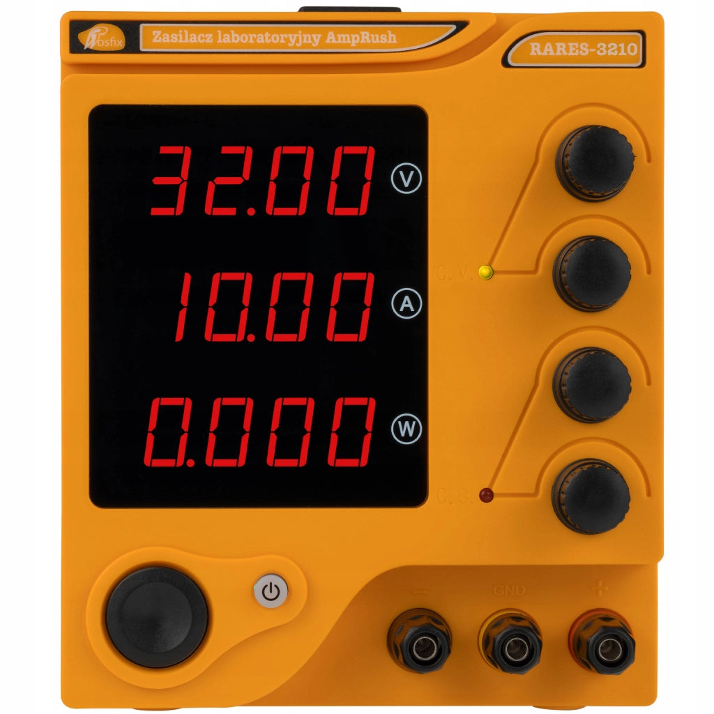 Zasilatore da Laboratorio Regolabile 32V 10A con Display Digitale e Cavi di Misura 100cm – Precisione e Sicurezza per