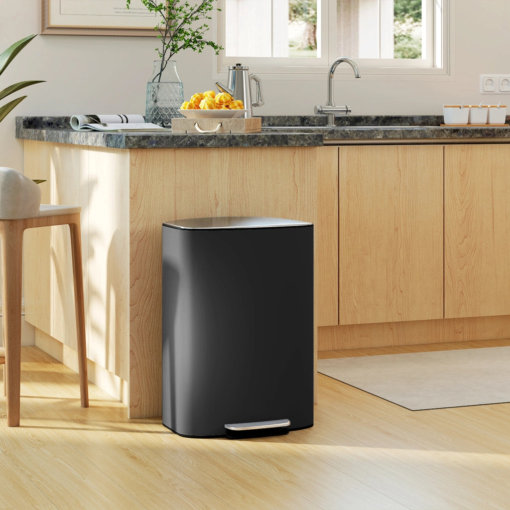 Cestino Pedale Cucina 50 Litri ¨C Minimal ¨C Nero