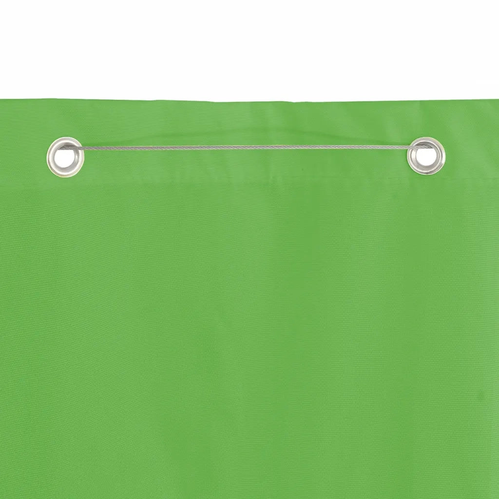Paravento per Balcone Verde Chiaro 100x240 cm in Tessuto Oxford 148514