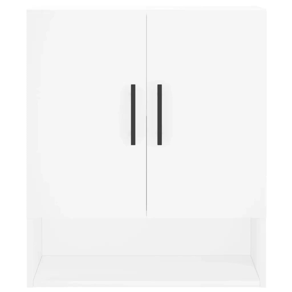 Mobiletto decorativo da parete pratico e funzionale 60 x 31 x 70 cm in legno composito bianco 02_0048780