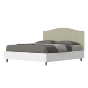 Letto Matrimoniale 160x200 cm con Rete Grace Tè verde