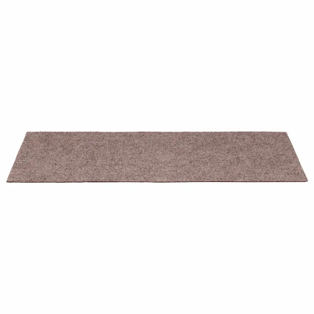 Tappetini per scale autoadesivi 20 pz 65x21x4 cm Marrone Chiaro 3365715
