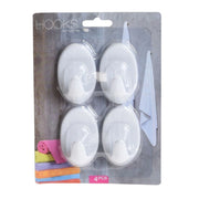 GANCI ADESIVI IN 4 MISURE IN PLASTICA