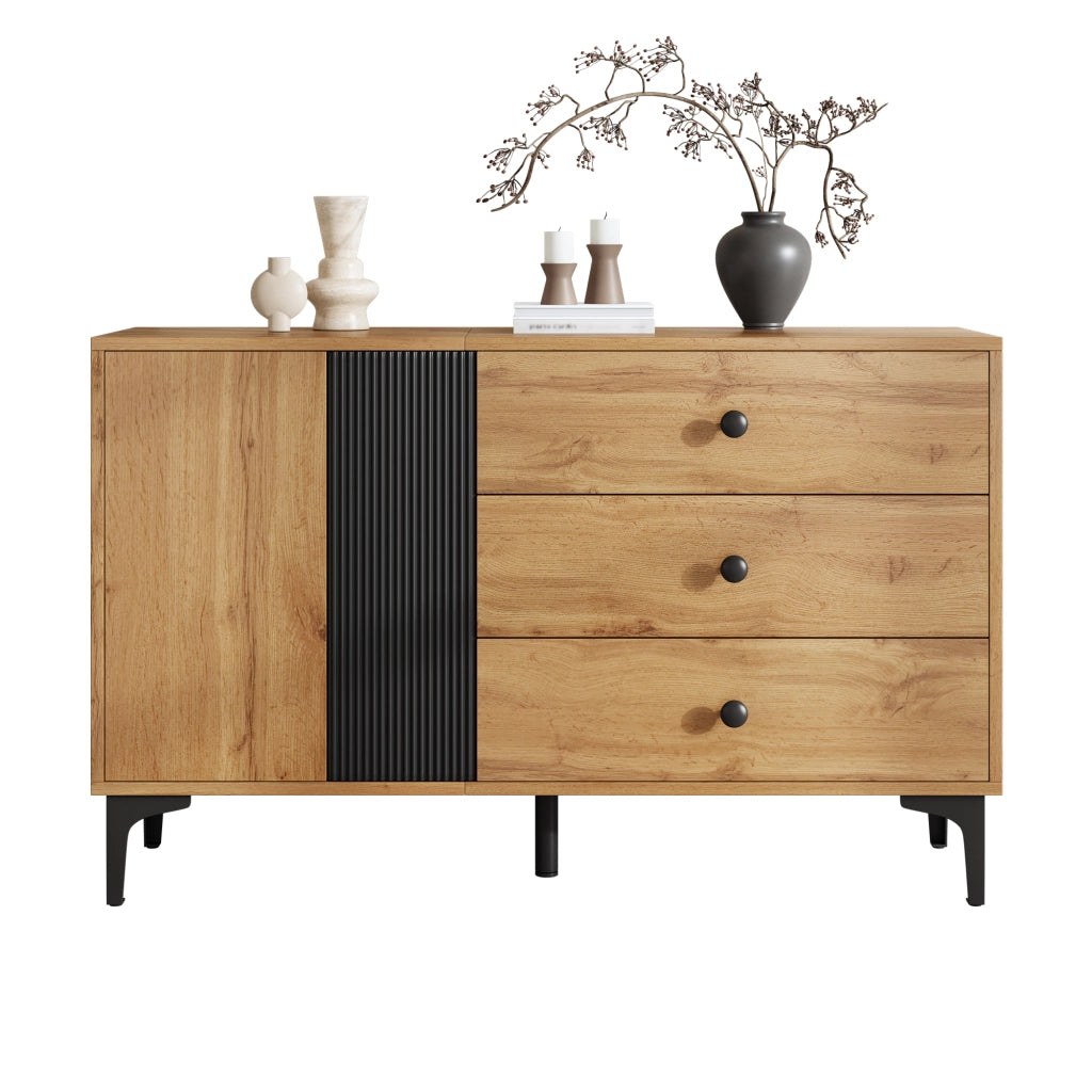 Credenza Moderna ¨C Xylo ¨C Legno, 120x35x76 cm