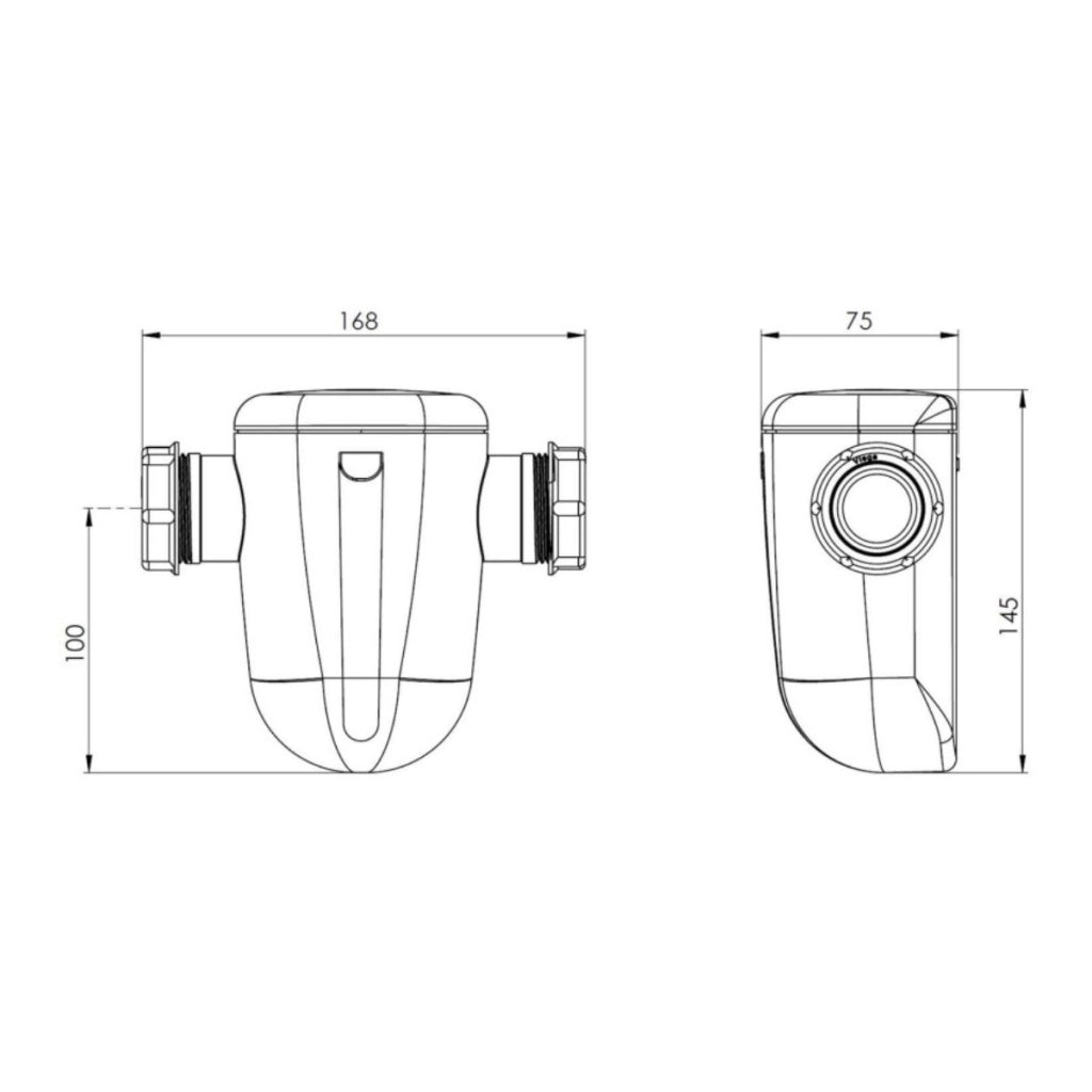 Neutralizzatore SFA Sanitrit SANINEUTRAL MINI Per Condensa Caldaie Installate in Cucina