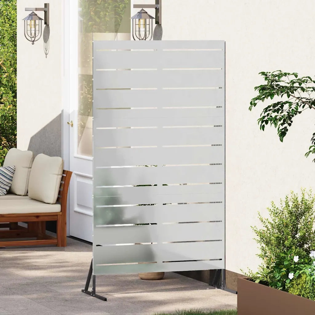 Schermo per Privacy Grigio 100 x 50 x 180 cm Acciaio