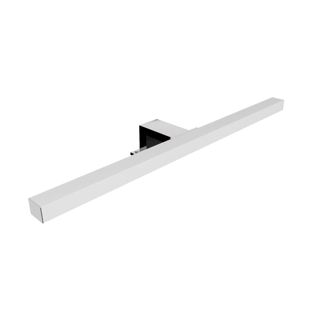 Applique led universale 30cm in abs cromato per specchi filolucido e con cornice | Mizar