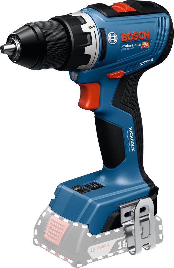 Trapano Avvitatore Bosch GSR 18V-65 Brushless 18V Solo Corpo Macchina in Scatola
