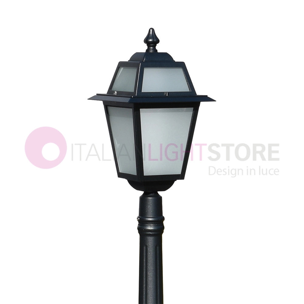 ARTEMIDE ANTRACITE Lampione h. 152 per Esterno Classico Lanterna Quadrata