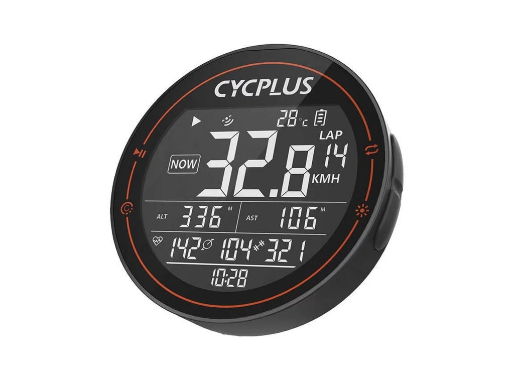 Computer da Bicicletta GPS Tachimetro Senza Fili Impermeabile IPX6 ANT+ Bluetooth 5.0 e Contachilometri con Cavo di Ricarica