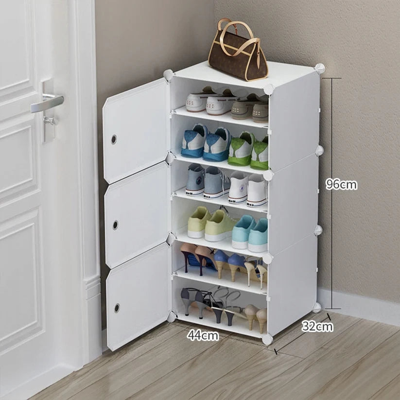 Scarpiera Bianca 44x96x32 cm Ideale per Ingresso