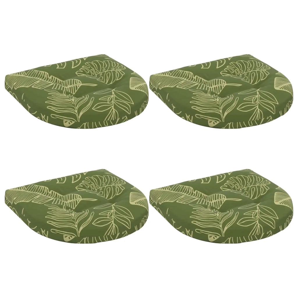 Cuscini per Sedia in 4 Pezzi 4 pz 100% Poliestere 945332