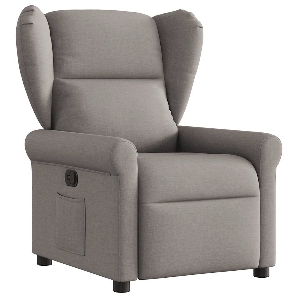 Poltrona Reclinabile in Tessuto Tortora 4015663