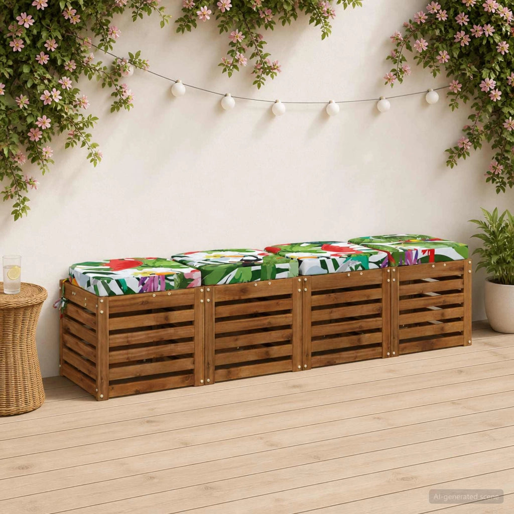 Cuscini per sedile a 4 pezzi SOEST 4 pz 100% Poliestere 945260
