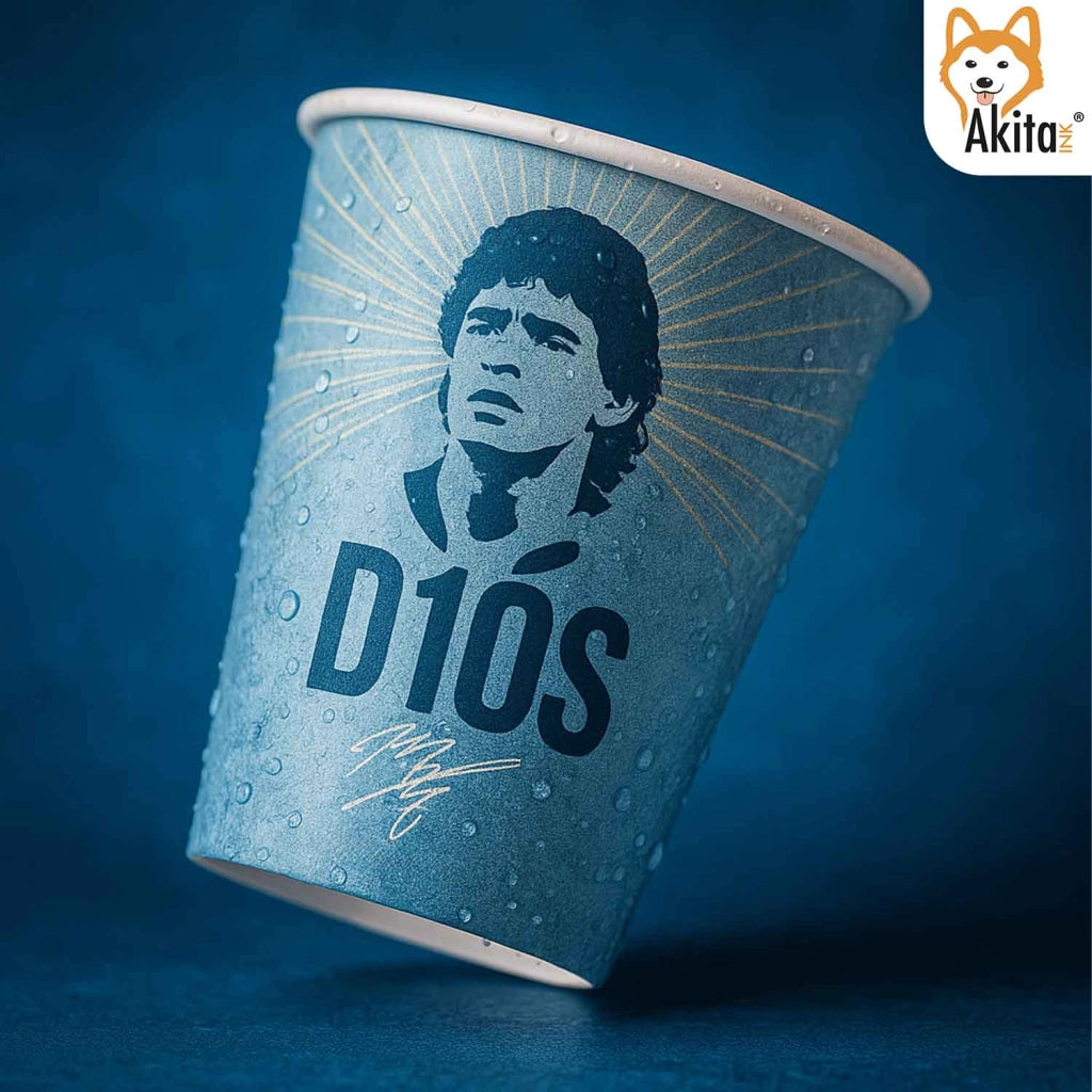 Akitaink Bicchieri D10S 180 ml 1000 Pezzi Monouso Calcio