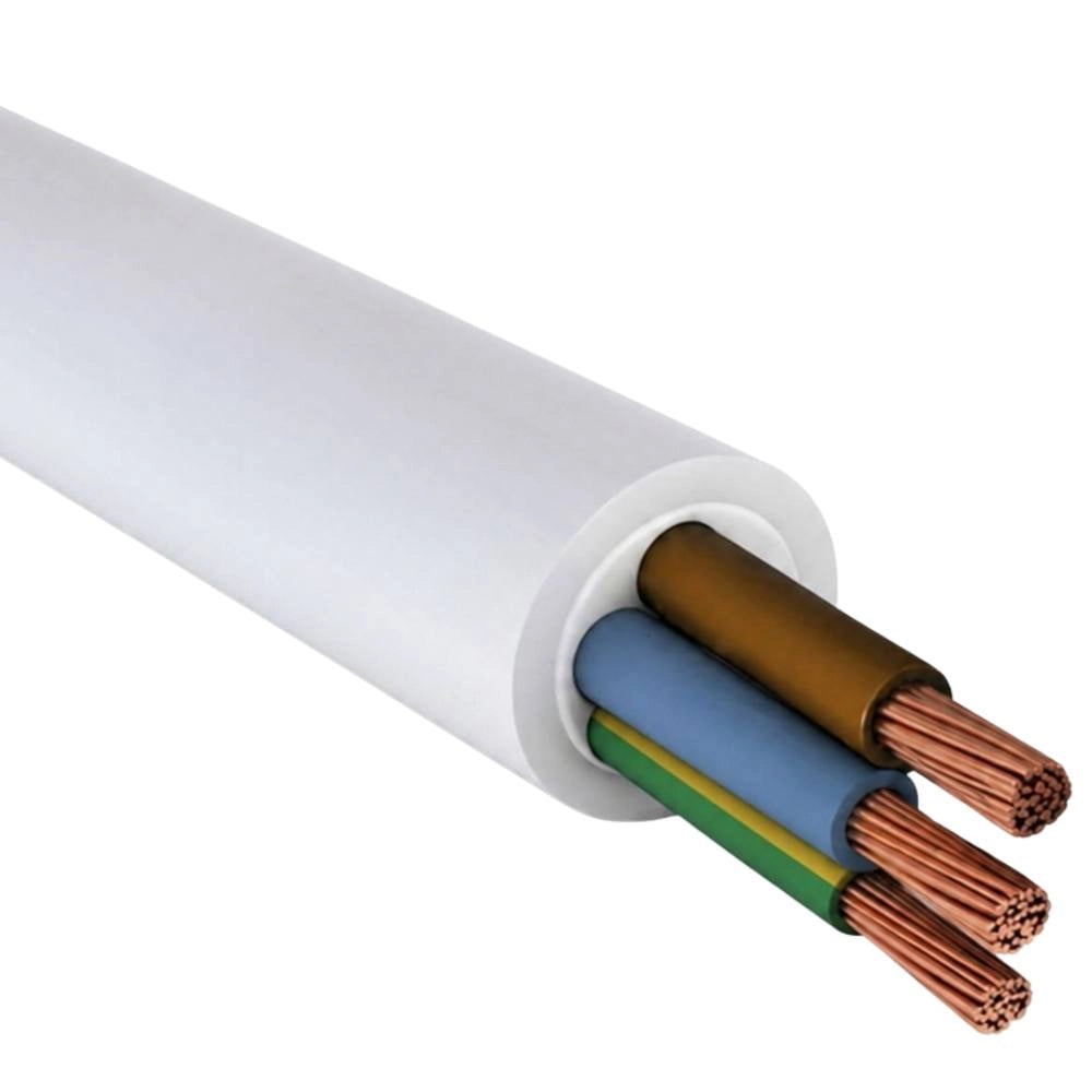 Cavo elettrico butilico grigio multipolare fg16or16 sezione 3x2,5mm 25 metri