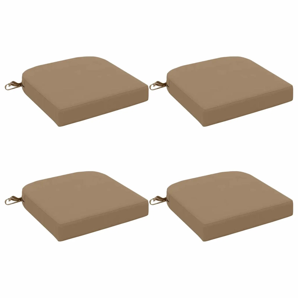 Cuscini per sedile a 4 pezzi SOEST 4 pz 100% Poliestere Tortora 945276