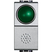 Bticino Living Light Pulsante con portalampada verde NT4038V