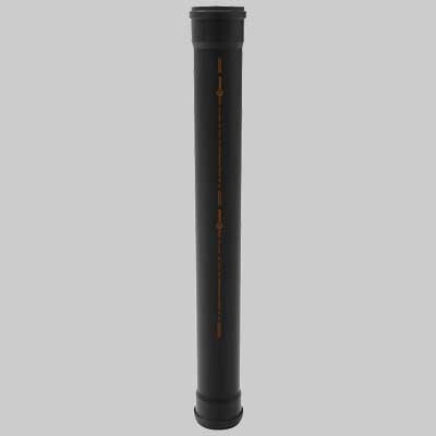 TUBO PHONO BLACK 2 BICCHIERI dm 100  cm 200     REDI